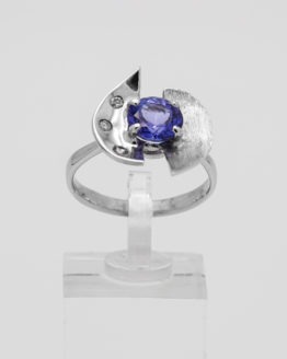 Bague or tanzanite diamants